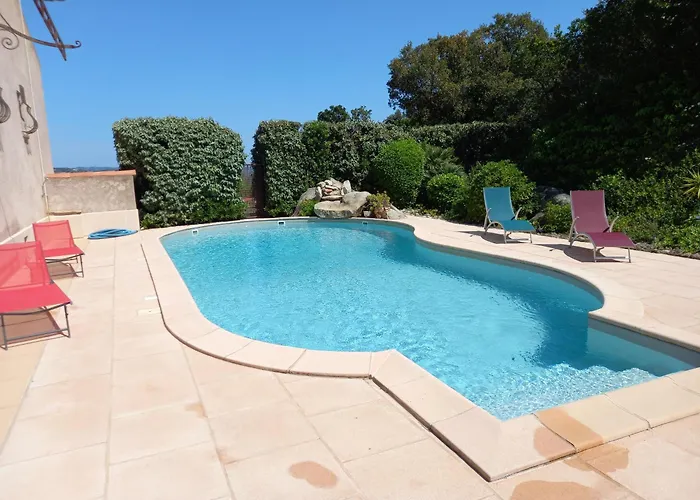 דירה 60 M2 Climatise 2 Adultes Max Et 2 Enfants Piscine Partagee פורטו-וישיו